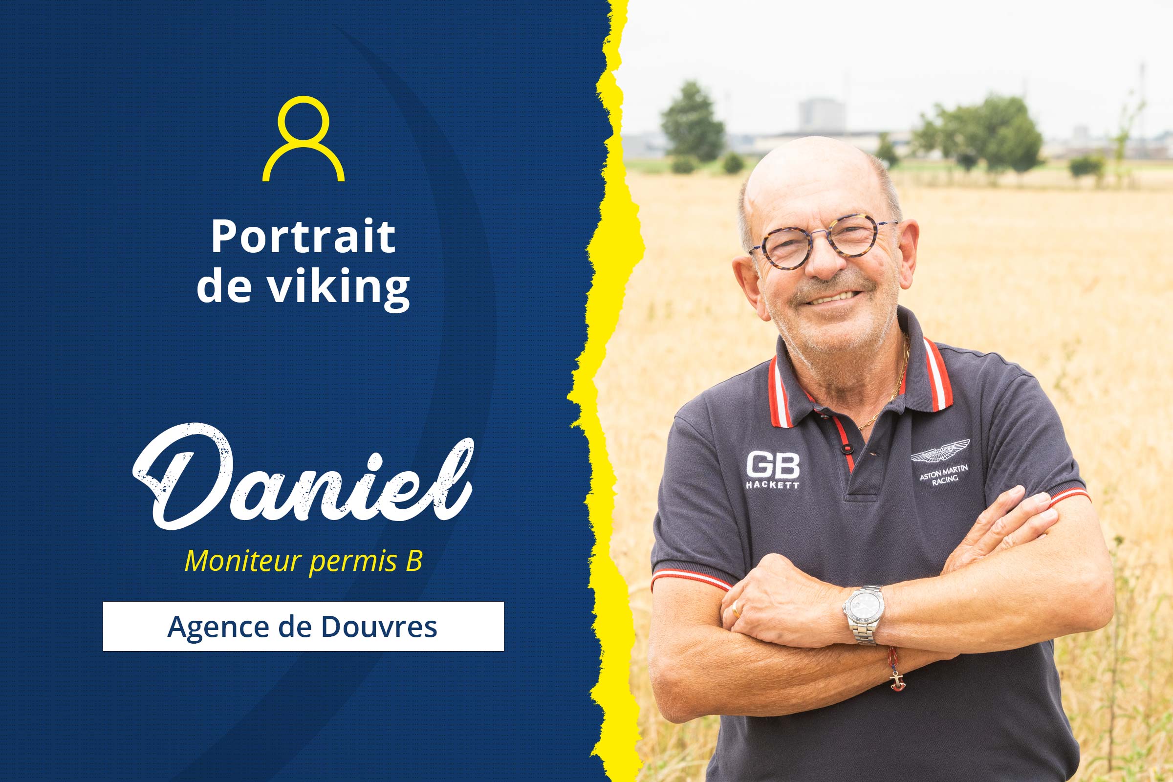 viking auto ecole portrait daniel moniteur b douvres