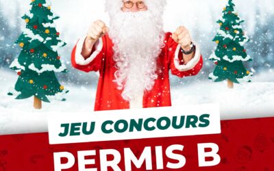 Jeu concours de Noël Permis B offert !